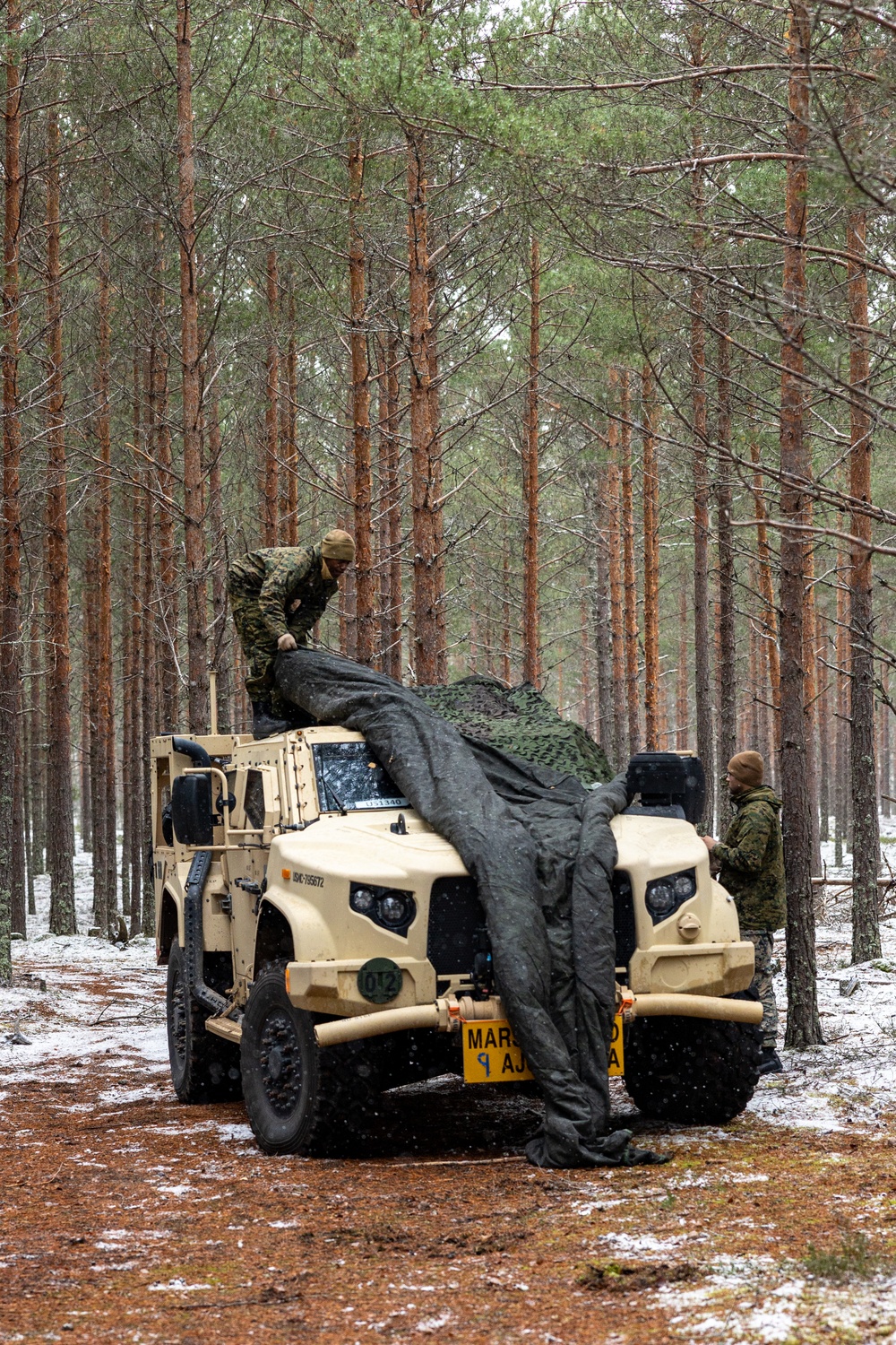 CLB-6 and Finnish Nylands Brigade Conduct a Long-Range Convoy