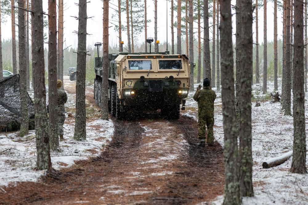 CLB-6 and Finnish Nylands Brigade Conduct a Long-Range Convoy