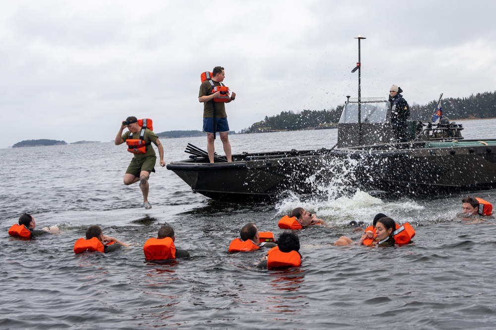 Freezing winds 23:  Man Overboard Drills