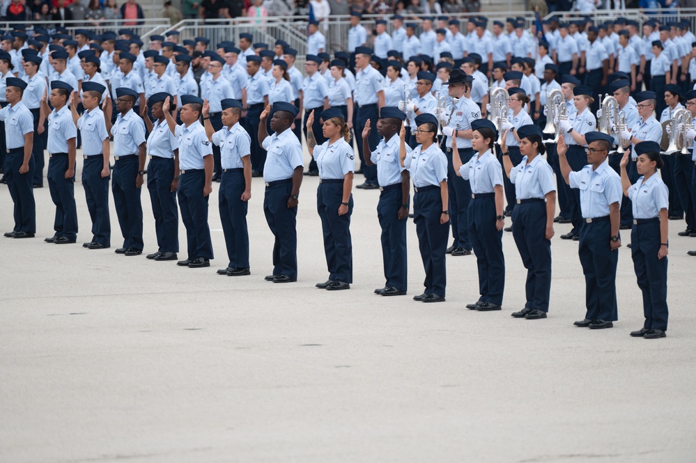 157th Visits Air Force Basic Military Training