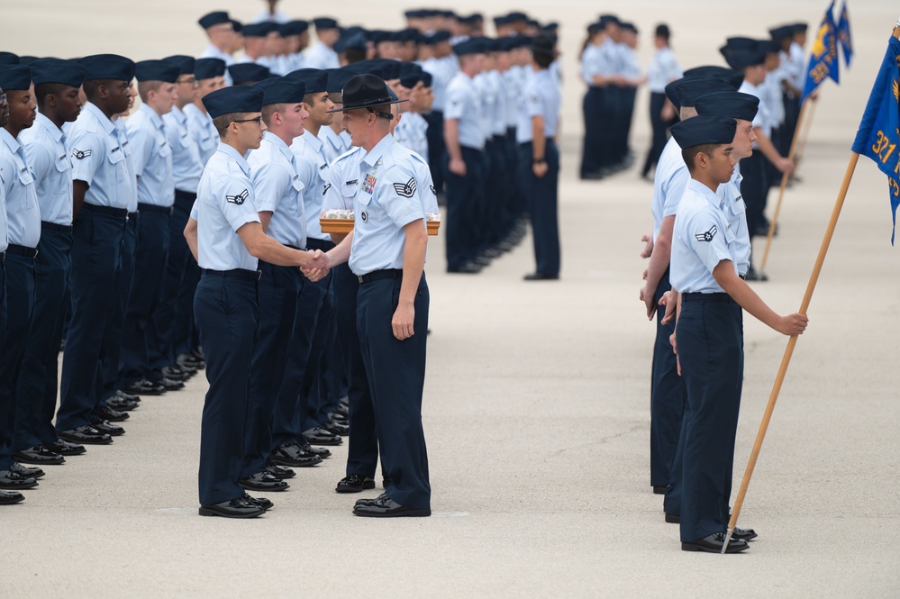 157th Visits Air Force Basic Military Training