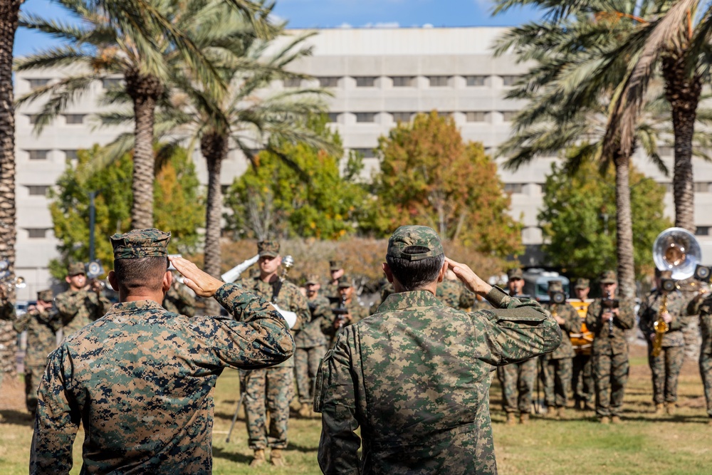 Brazilian Marine Corps Vice Admiral Pedro Luiz Gueros Taulois visits U.S. Marine Corps Support Facility, New Orleans, Louisiana