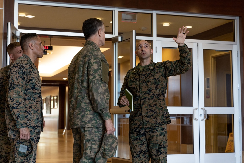 Brazilian Marine Corps Vice Admiral Pedro Luiz Gueros Taulois visits U.S. Marine Corps Support Facility, New Orleans, Louisiana