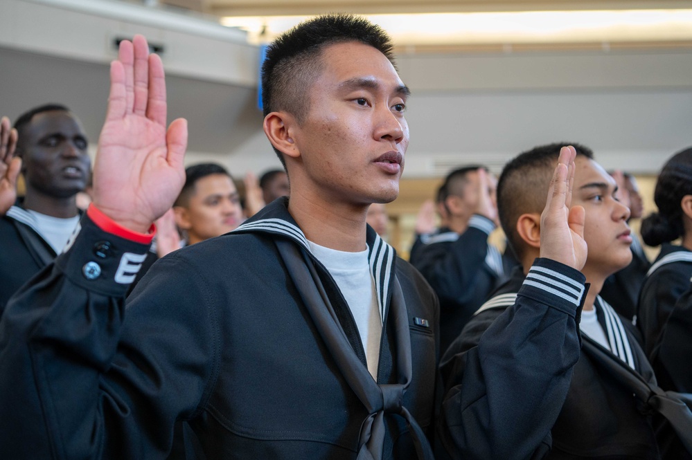 Naturalization Ceremony at Recruit Training Command