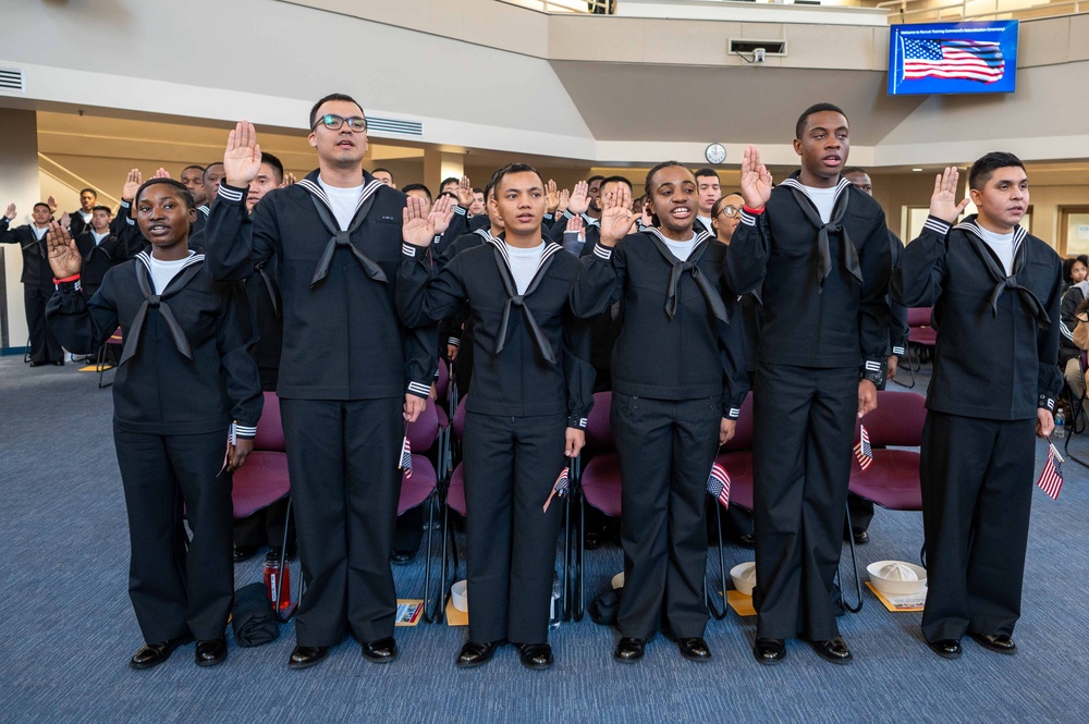 Naturalization Ceremony at Recruit Training Command