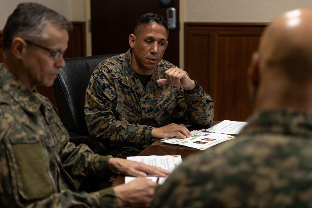 Brazilian Marine Corps Vice Admiral Pedro Luiz Gueros Taulois visits U.S. Marine Corps Support Facility, New Orleans, Louisiana