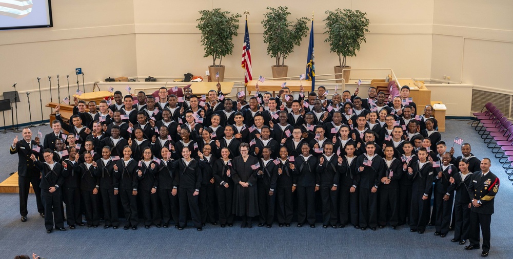 Naturalization Ceremony at Recruit Training Command