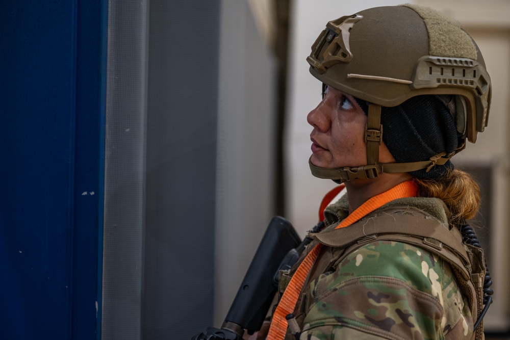 1 SOSFS Airmen participate in an active shooter exercise