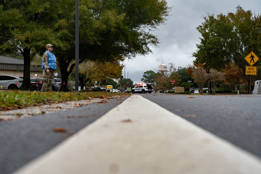 1 SOSFS Airmen participate in an active shooter exercise