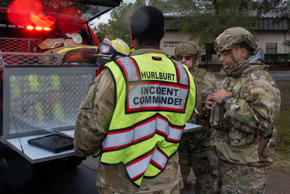 1 SOSFS Airmen participate in an active shooter exercise
