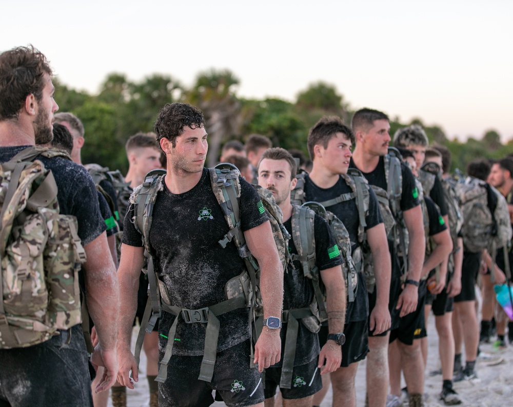 Civilians and service members attend Socom Athlete's Hell Day Event in Ft. Lauderdale Florida