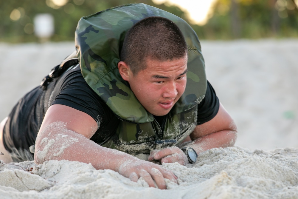 Civilians and service members attend Socom Athlete's Hell Day Event in Ft. Lauderdale Florida