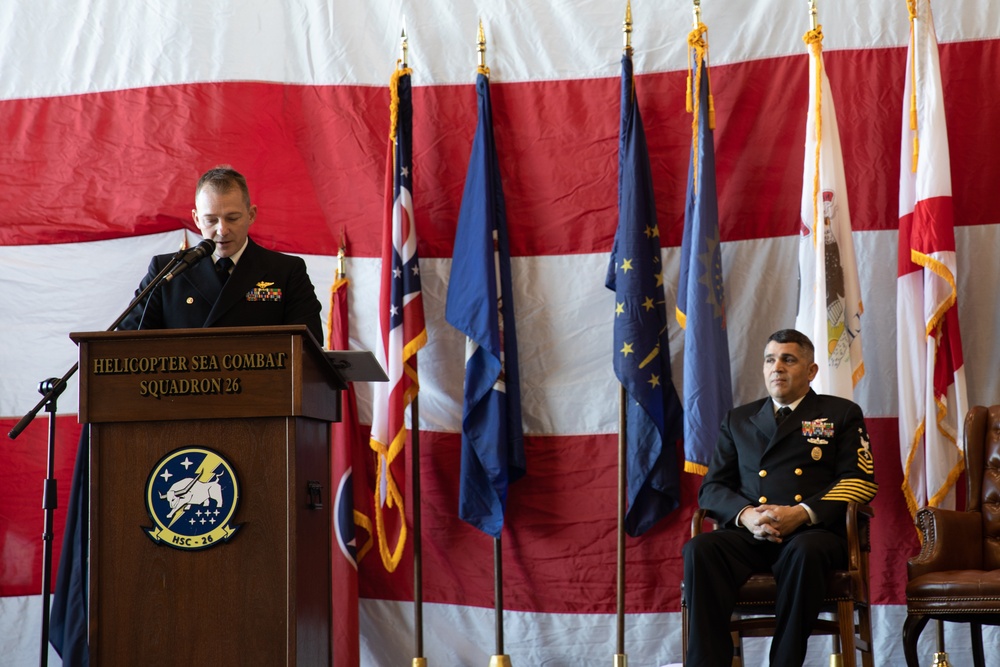 HSC-26 Conducts Change of Command Ceremony