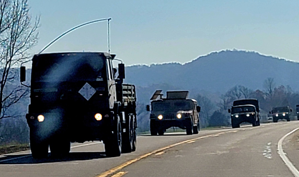 November 2023 training operations at Fort McCoy
