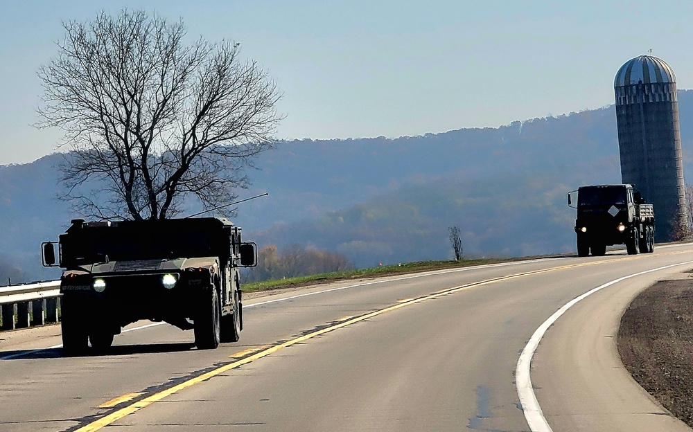 November 2023 training operations at Fort McCoy
