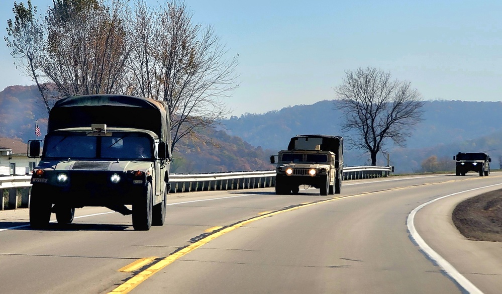 November 2023 training operations at Fort McCoy