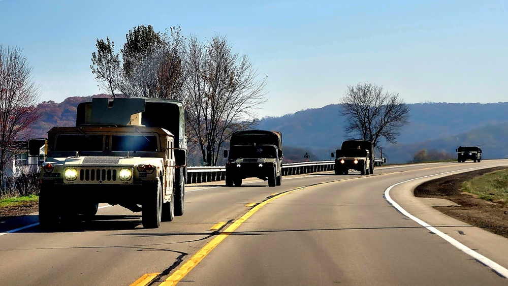 November 2023 training operations at Fort McCoy