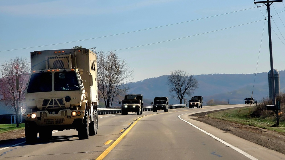 November 2023 training operations at Fort McCoy