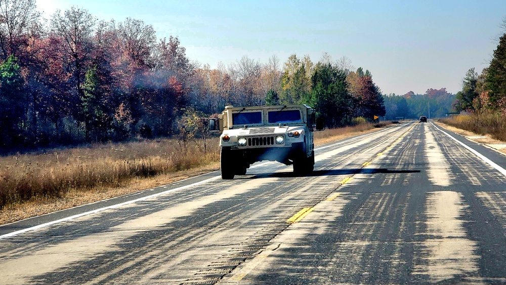 November 2023 training operations at Fort McCoy