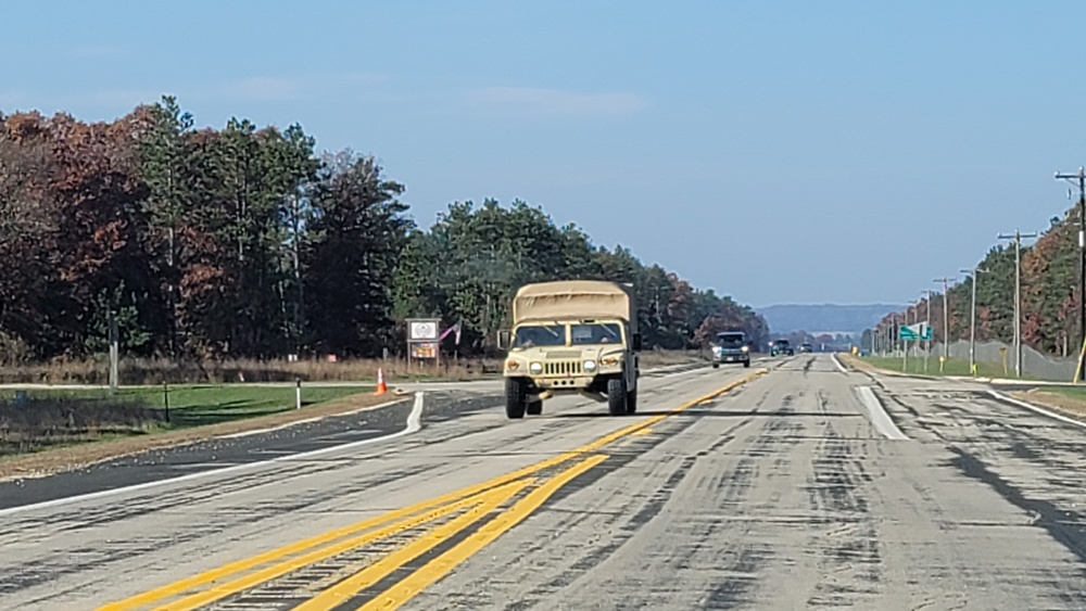 November 2023 training operations at Fort McCoy