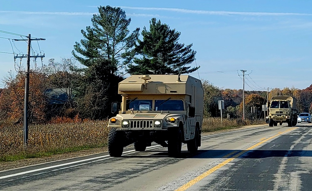 November 2023 training operations at Fort McCoy