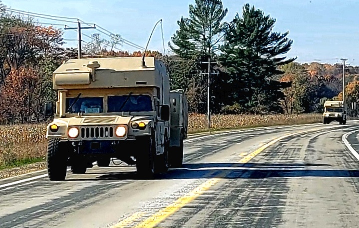 November 2023 training operations at Fort McCoy