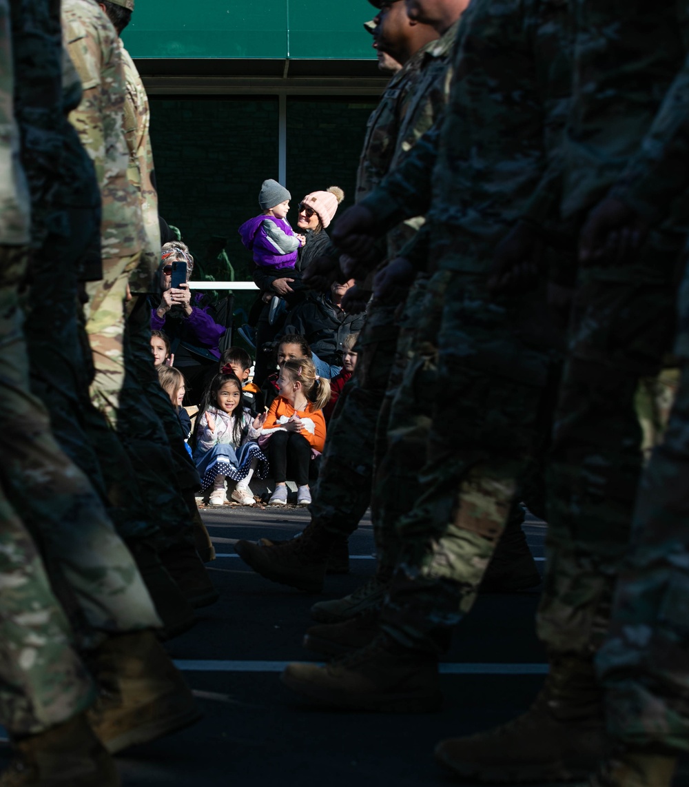 1st Inf. Div. Marches in Little Apple Veterans Day Parade