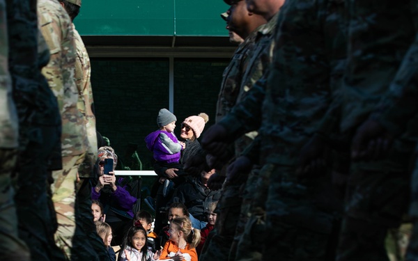 1st Inf. Div. Marches in Little Apple Veterans Day Parade