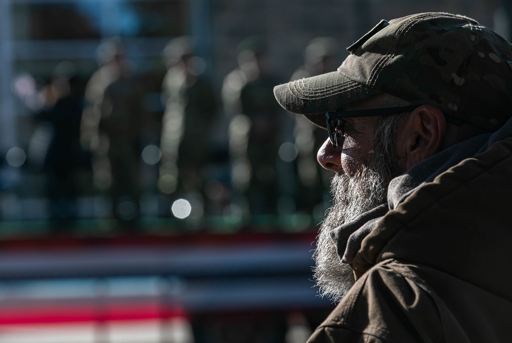 1st Inf. Div. Marches in Little Apple Veterans Day Parade