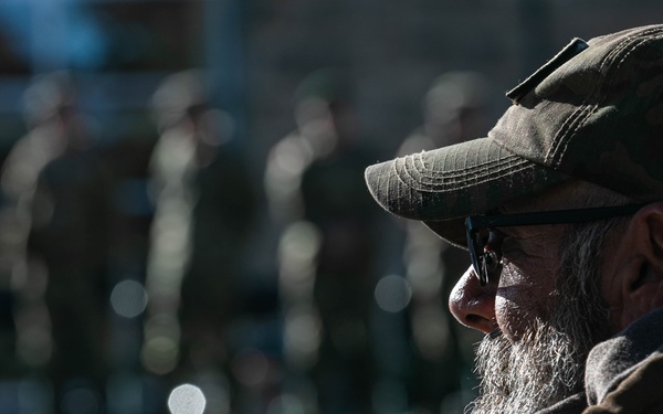 1st Inf. Div. Marches in Little Apple Veterans Day Parade