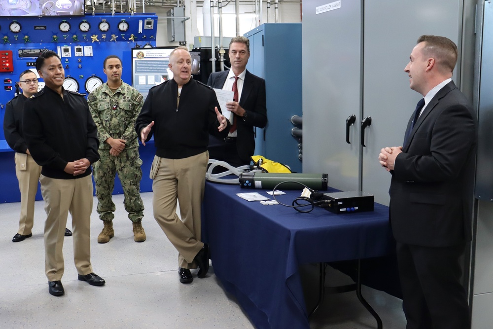 Acting U.S. Navy Surgeon General visits Naval Submarine Medical Research Laboratory