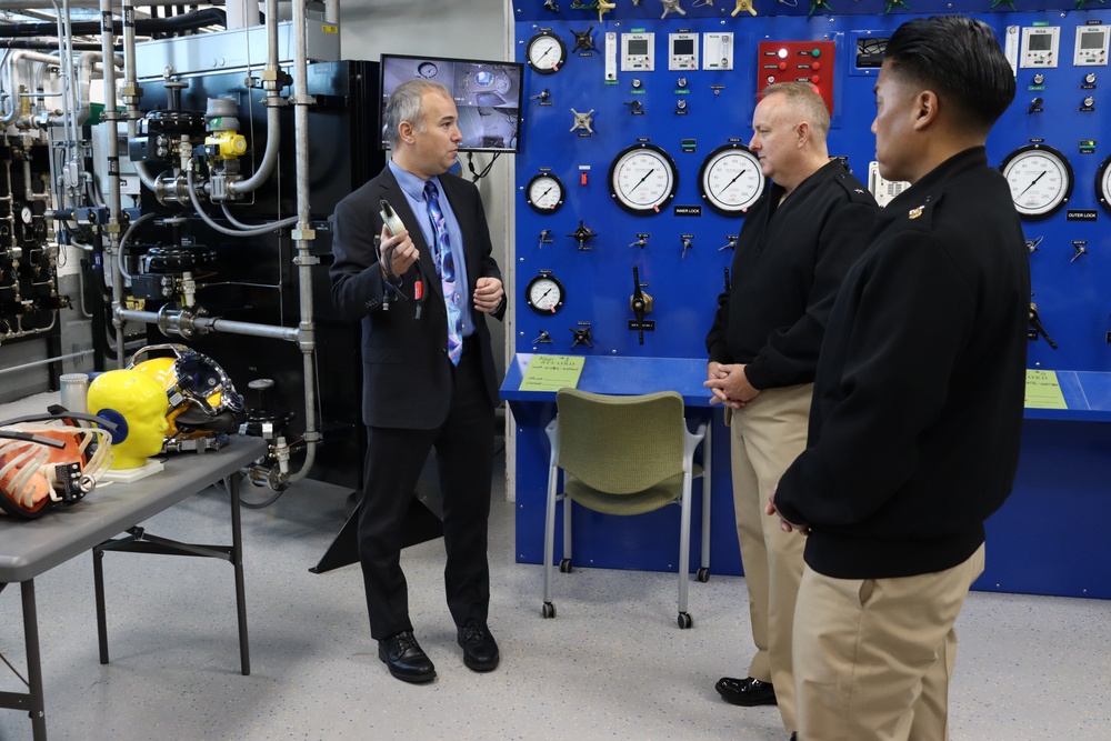 Acting U.S. Navy Surgeon General visits Naval Submarine Medical Research Laboratory