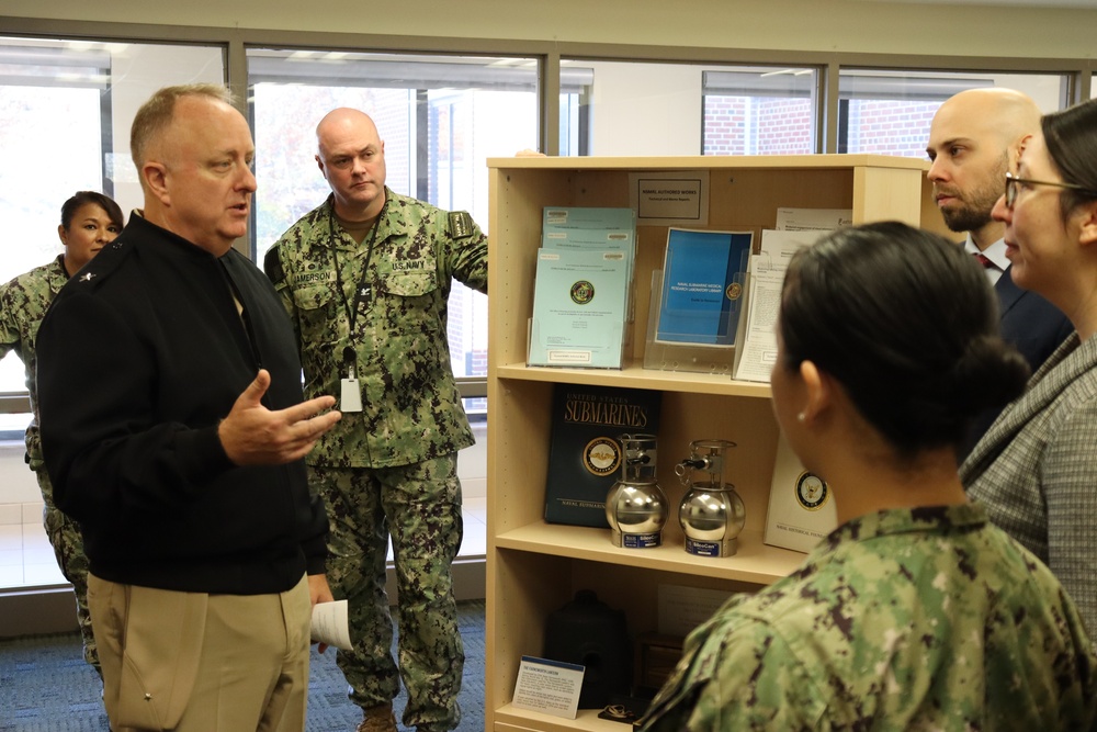 Acting U.S. Navy Surgeon General visits Naval Submarine Medical Research Laboratory