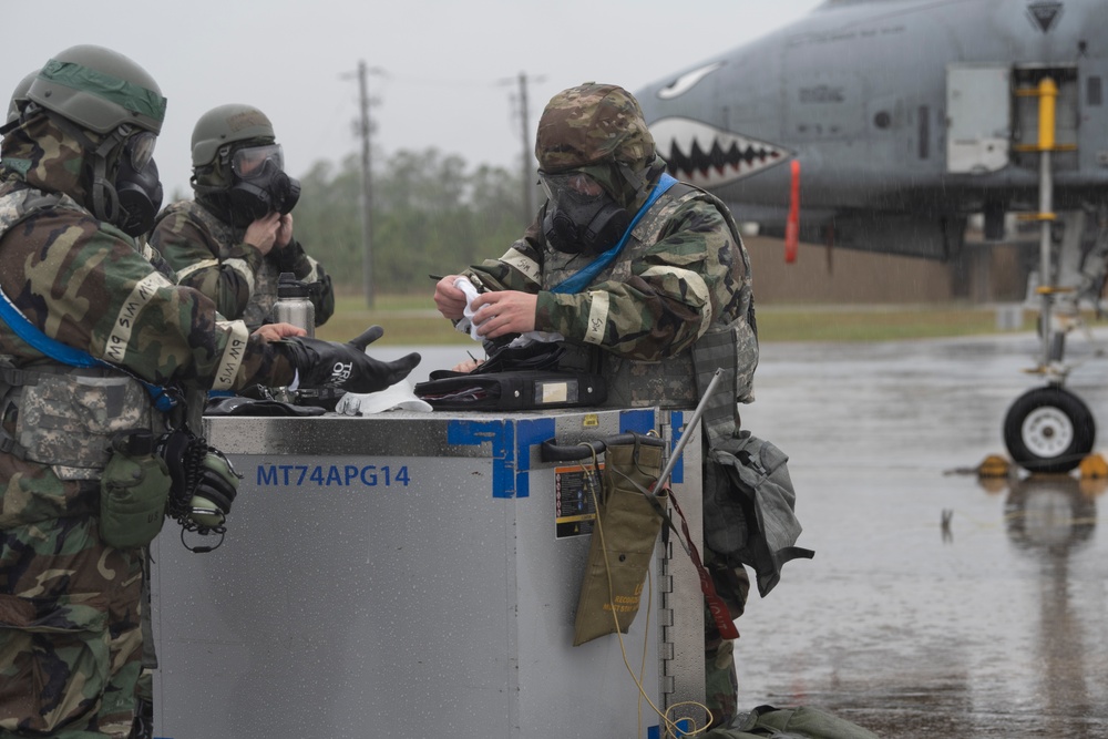 Moody Airmen use Mosaic Tiger 24-1 to dust off MOPP procedures