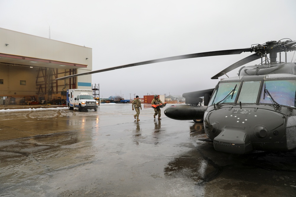 Alaska Army Guard medevacs patient from Napaskiak