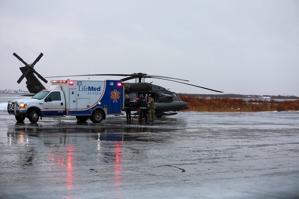 Alaska Army Guard medevacs patient from Napaskiak