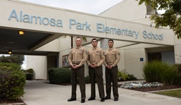 Marines Teach Meteorology to 5th Graders