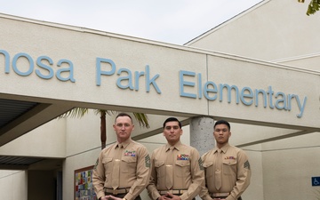 Pendleton Marines teach meteorology and oceanography to local elementary students
