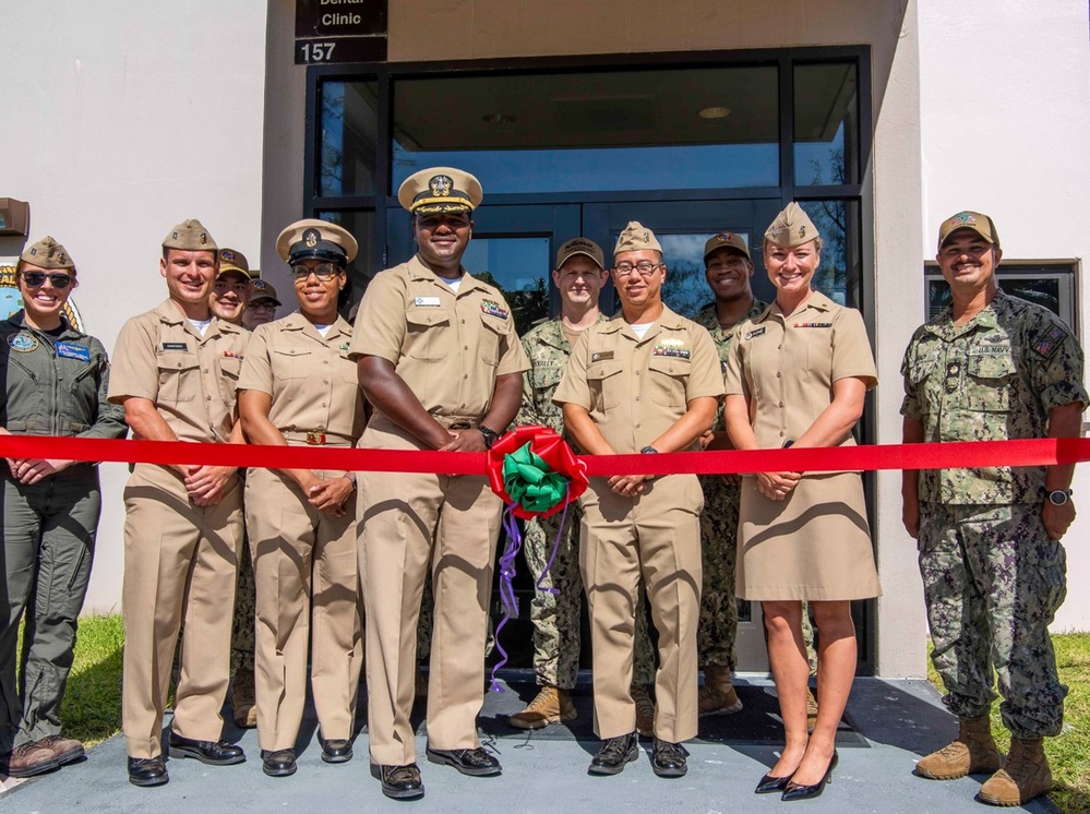 United States Navy Medicine Readiness and Training Unit (USNMRTU) Diego Garcia opens new dental clinic with a ribbon cutting ceremony