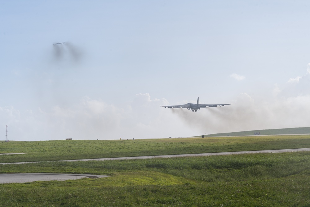 B-52s Leave Andersen AFB After BTF Deployment