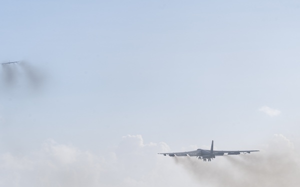 B-52s Leave Andersen AFB After BTF Deployment