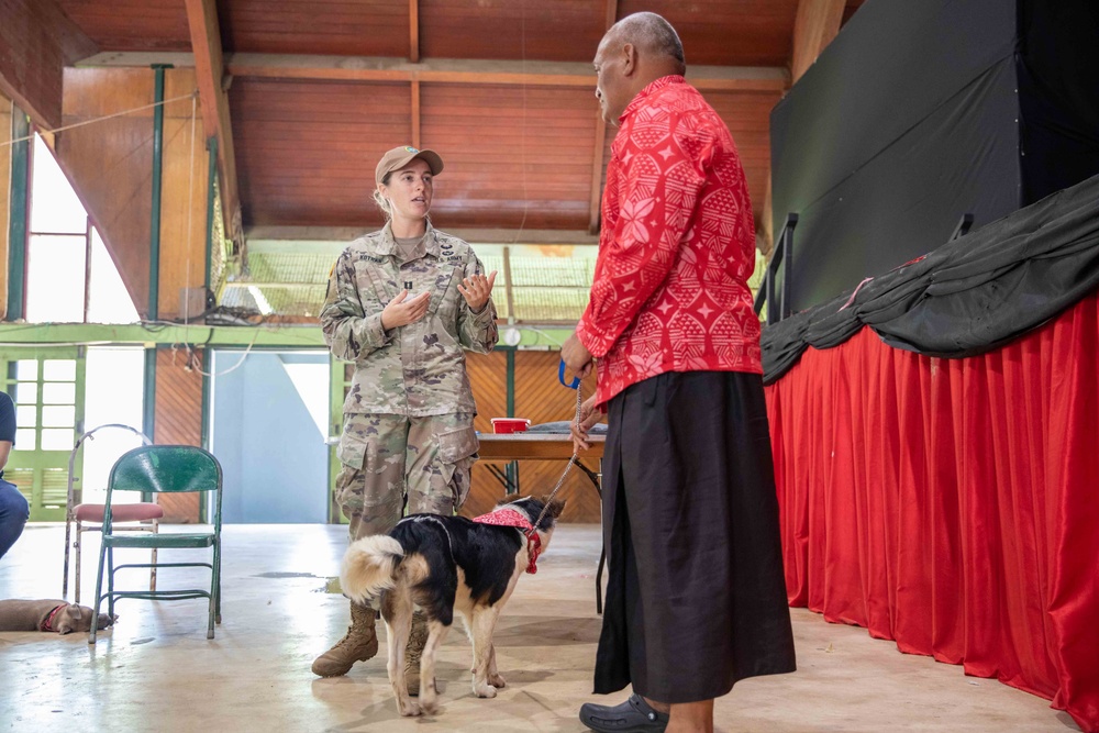 Pacific Partnership 2023: Canine Training in Tonga