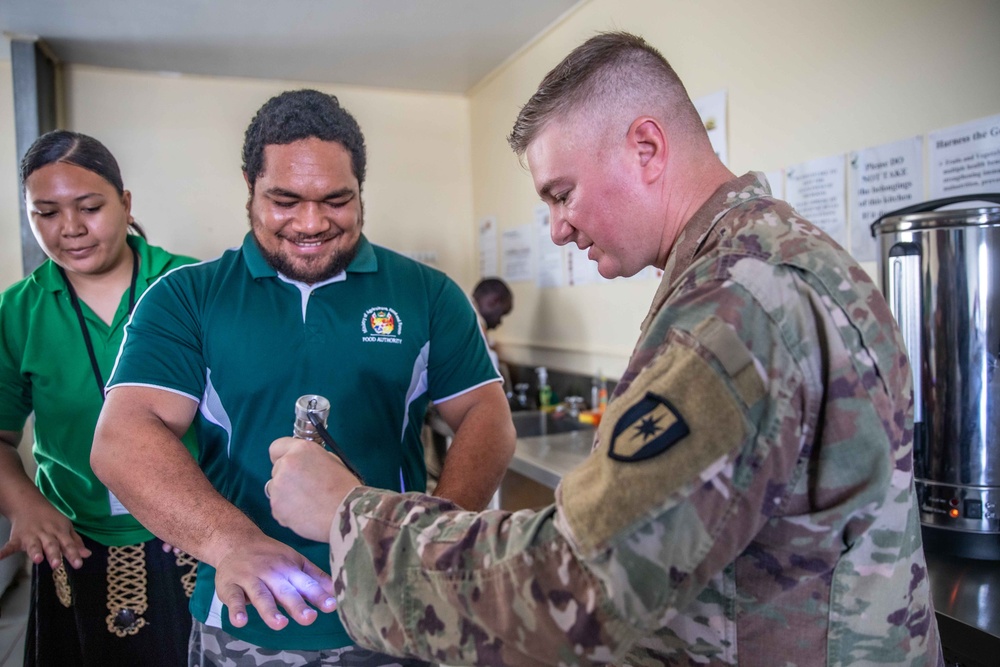 Pacific Partnership 2023: Food Department Training in Tonga