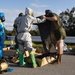 Chemical, Biological, Radioactive and Nuclear specialist and Explosive Ordnance Disposal Marines Conduct Simulated Chemical Disposal