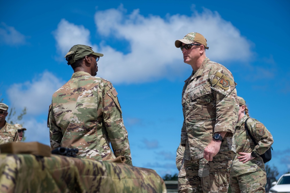 11 Air Force command chief visits Andersen AFB