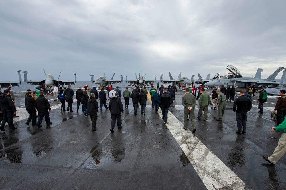 CVN 71 FOD Walkdown