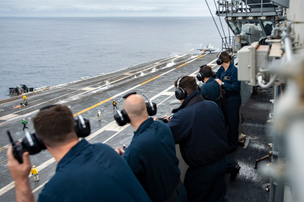 CVN 71 and CSG 15 Integrate for VIPER Drill