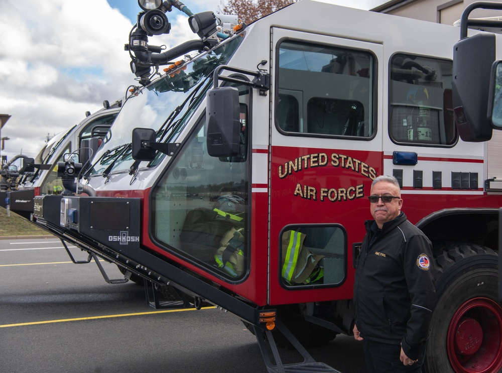 86 CES firefighters serve beyond the flames