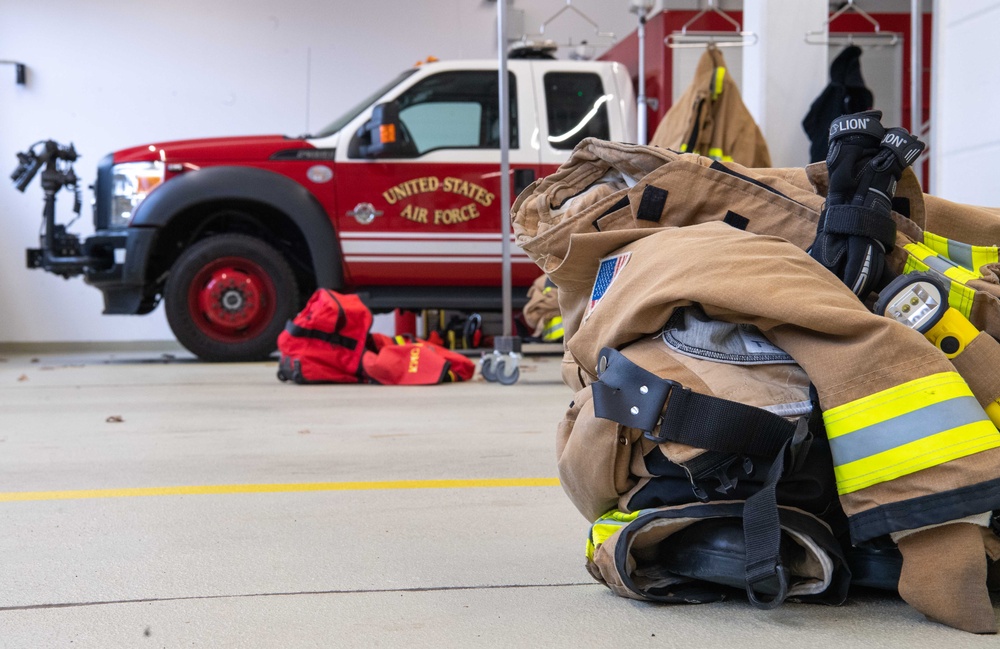 86 CES firefighters serve beyond the flames