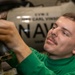 Sailors Assigned to Helicopter Maritime Strike Squadron (HSM) 78 Conduct Maintenance on an MH-60R Sea Hawk